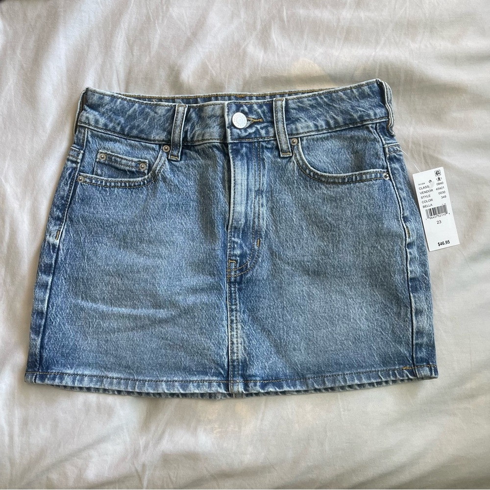 SOLD PacSun Light Blue Denim Mini Skirt